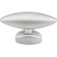 thumbnail image 2 of Elements 409222 Verona 1-1/2" Wide Football "T" Cabinet Knob / Drawer Knob - Silver, 2 of 2