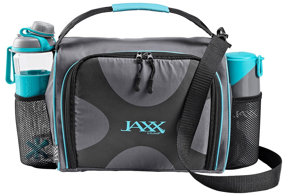 JAXX FitPak Meal Prep Backpack Gray 