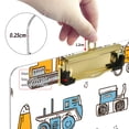 thumbnail image 6 of FORMRS Acrylic Clipboard with Low Profile Clip Standard A4 Letter Size, 12.5" x 9", Excavator Pattern, 6 of 8