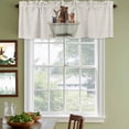 thumbnail image 4 of 2 Pack Valances for Windows, Funny Animals Window Valances for Living Room/Bedroom/Bathroom, Woodland Bathtub Wildlife Watercolor Bear Light Filtering Kitchen Curtain Valance 42"W x18" L, 4 of 9