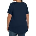 thumbnail image 4 of fatyb Plus Size Tops for Women Pleated Short Sleeve Tunic Shirts Crew Neck Loose Womens Dressy Blouses, 4 of 7