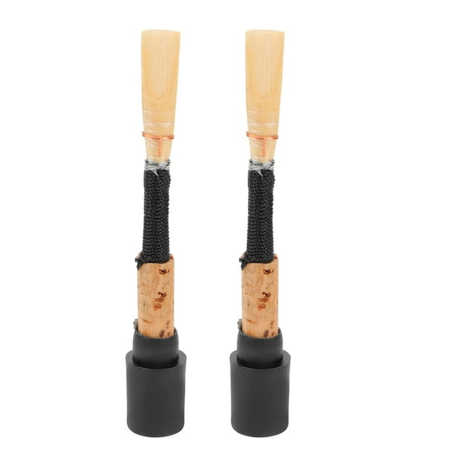 Phenofice 2 Pcs Roseaux en Cuivre Légers Faits à la Main Durables pour Accessoires d'Instruments Professionnels