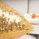 thumbnail image 5 of Fundas de almohada decorativas YOUR SMILE con lentejuelas doradas satinadas, 45 x 45 cm, 5 of 7