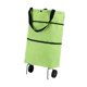 thumbnail image 5 of Bolsa de compras con ruedas Salvador bolsa de mano plegable tela Oxford verde, 5 of 10