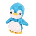 thumbnail image 1 of de material de hilo de juguete relleno de ganchillo sin terminar de muñecas Pingüino Hugo Kits de artesanía de ganchillo de muñeca, 1 of 10