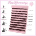 thumbnail image 5 of 200Pcs 40D D Curl Eyelash Extensions Kit – Wispy Fluffy Natural Lashes with Bond & Seal, Precision Tweezer for Beginners, Easy DIY Home Application, 5 of 10