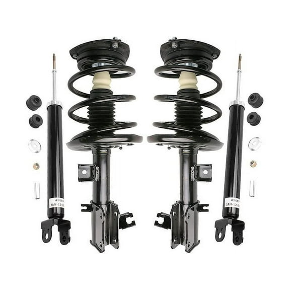 Front and Rear Suspension Strut and Shock Absorber Assembly Kit - Compatible with 2007 - 2012 Nissan Altima 2008 2009 2010 2011