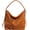 【brown】, variant on Faux Suede Handbag for Women, Soft Leather Hobo Purse with Crossbody Adjustable Strap, Vintage Slouchy Tote Bag for Everyday