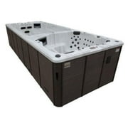 Canadian Spa KS-10003 20 ft. St Lawrence 73-Jet 20-Person Swim Spa with LED Lighting & Pop-up Speakers