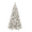 Green & White | Prelit, variant on Tcbosik 7ft Pre-lit Snow Flocked Christmas Tree with 450 Warm White Lights, Artificial Hinged Xmas Tree with 1060 Branch Tips & Metal Stand for Indoor Holiday Decoration, Green & White