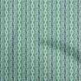 thumbnail image 1 of oneOone Cotton Poplin Teal Green Fabric Asian Block Sewing Craft Projects Fabric Prints By Yard 42 Inch Wide, 1 of 4
