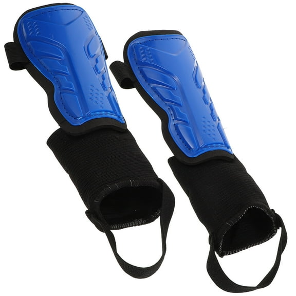 Worgeous 1 Pair Blue EVA PP Shin Guards Soccer Gear for Kids Ankle Protection 7.9x3.9x1.2in