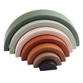 thumbnail image 3 of Wooden Rainbow Stacker, Arch Wooden Stacker Puzzle Colorful Large Arch Stacking Toy Educational Stacking Toy for Toddlers, 3 of 8