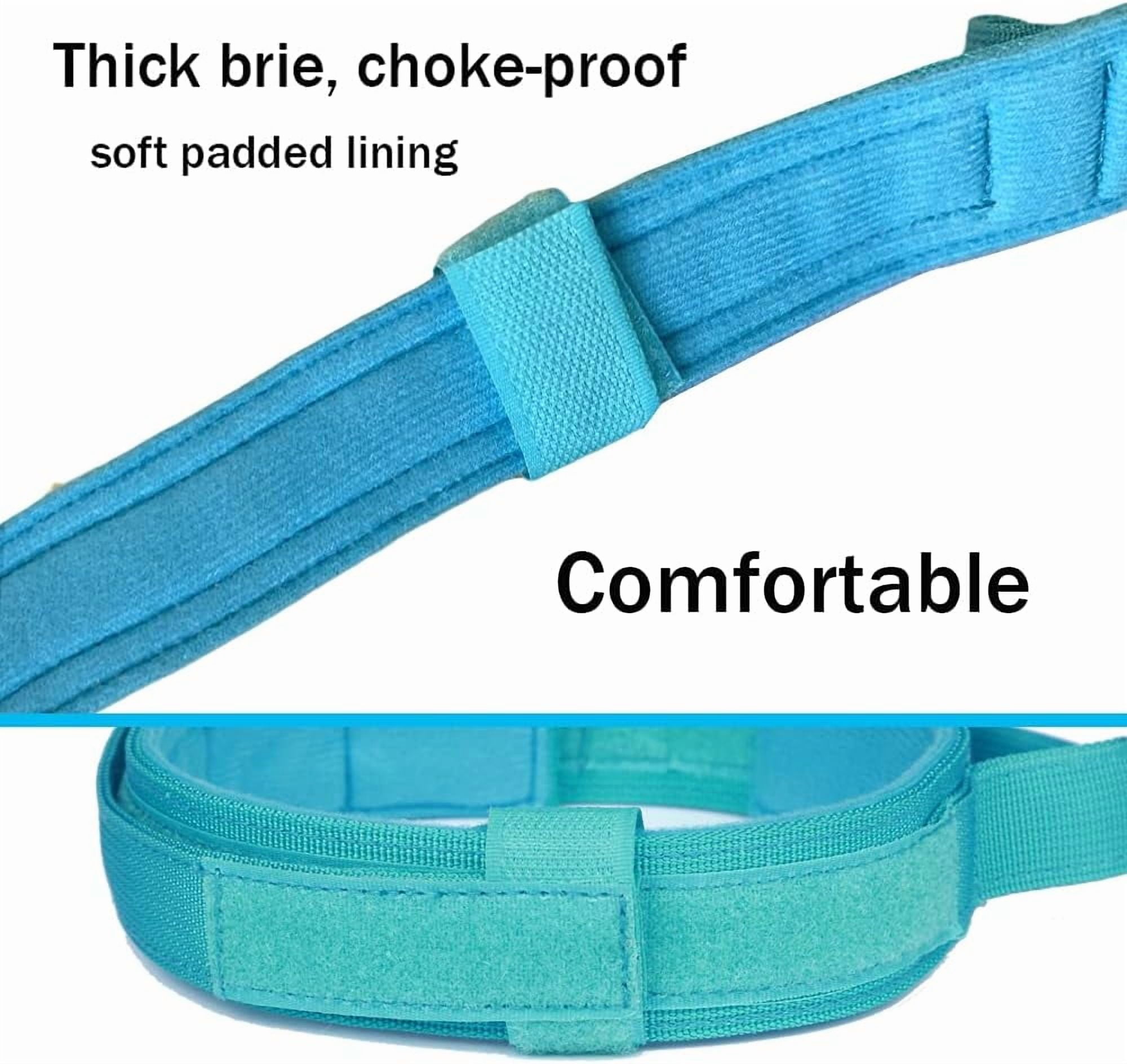 Tactical Dog Collar Military Dog Collar Adjustable Nylon Dog Collar Heavy Duty Metal Buckle with Handle for Dog Training (Red,L)