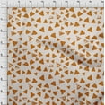 thumbnail image 4 of oneOone Cotton Cambric Brown Fabric Geometric Sewing Material Print Fabric By The Yard 56 Inch Wide, 4 of 4