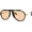 Black Frame & Light Amber Lens, variant on Oversized Aviator Sunglasses for Women Men Retro 70s Glasses Trendy Designer Vintage Metal Shades(Burgundy)
