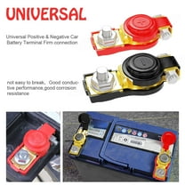 2 Car Battery Terminal Connector Top Post Positive Negative Heavy Duty Universal