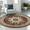 Burgundy, variant on Luxe Weavers Oriental Floral Medallion Green 2x3 Area Rug, Indoor Carpet