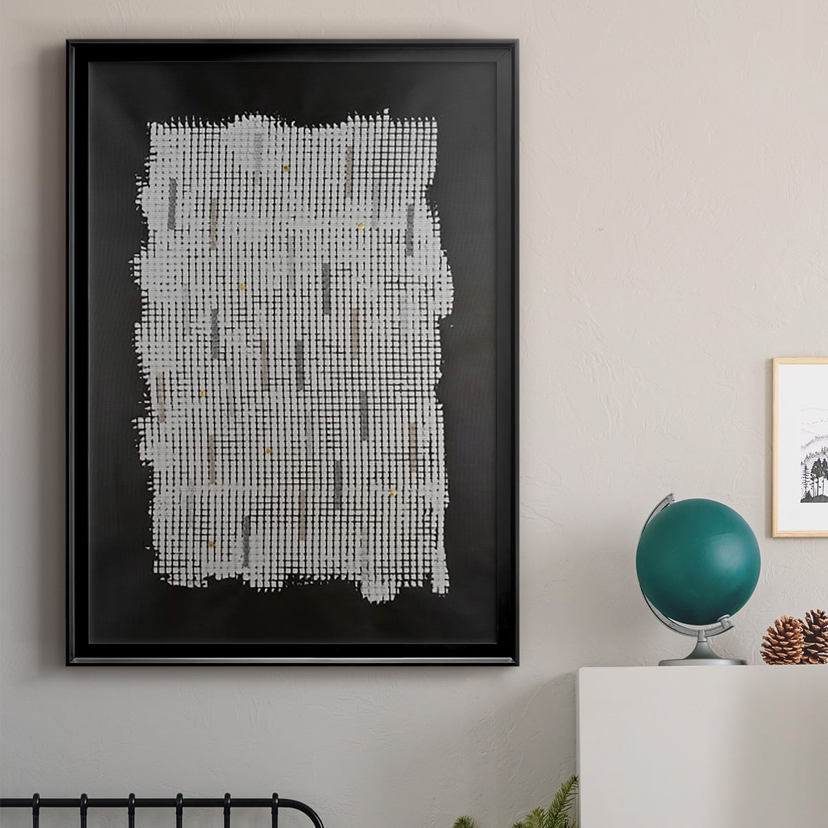 Bits & Bytes II Premium Framed Print, in Gold, Black, or Silver - Ready to Hang