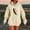 Beige Sweatshirt for Winter, variant on Women's Feather Printed Sweatshirt Casual Loose Crewneck Hoodies Long Sleeve Shirts Trendy Pullover Tops Shirt With Pockets Yellow M