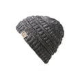 thumbnail image 1 of Bonnet d'Hiver en Tricot Doux pour Enfants - Gris Mélangé, 1 of 2