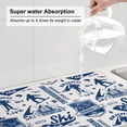thumbnail image 5 of Gaeub Skiing Enthusiast Print Dish Drying Mats For Kitchen Counter, Kitchen Drying Mat, Large Dish Drying Pad for Kitchen Counter, Microfiber Dish Drying Mat for Sinks, Drainer Mats, 18x24in, 5 of 7