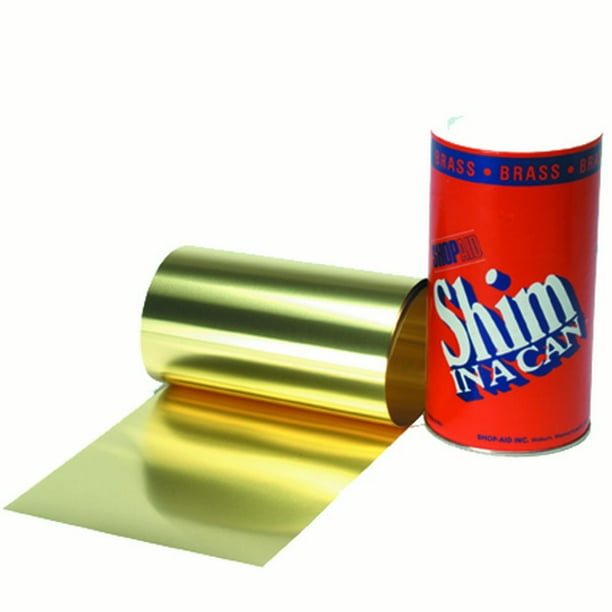 .005" Thick Brass Shim Stock / 6 x 100