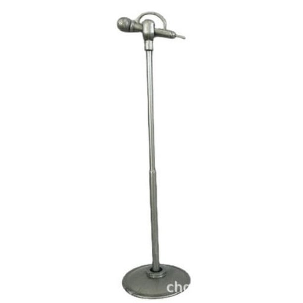 Micrófono de juguete para muñecas, micrófono para cantar, accesorios para escenas de KTV, accesorios para micrófonos de casa de muñecas, 3,4 g
