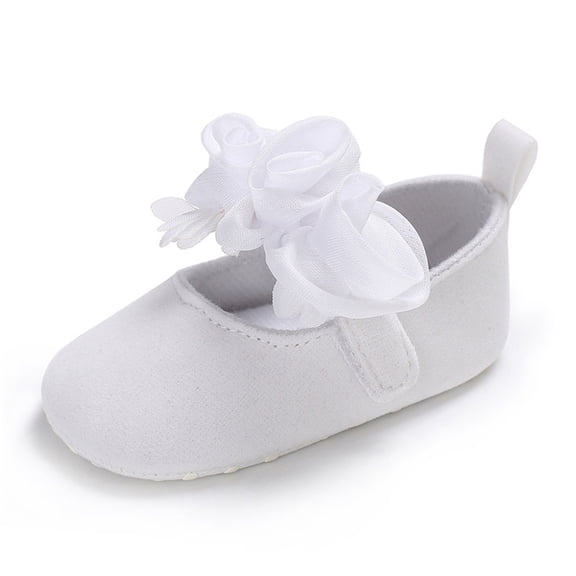Baby Casual Shoes Floral Ballet Sneakers Soft Sole Baby Shoes Toddler Walking Footwear Cute Style For Baby Daily Wear ,6-9 Months