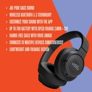 JBL Tune 720BT - Wireless over-ear headphones - Wireless over-ear headphones with JBL Pure Bass sound - Black