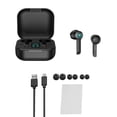 thumbnail image 1 of Auriculares Auriculares inalámbricos con pantalla LED a prueba de agua Auriculares recargables compatibles con Bluetooth, Negro sidaley EL000765-02, 1 of 2