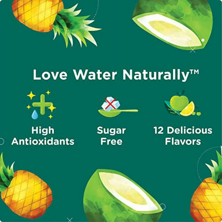 Stur - Coconut Pineapple, Natural Water Enhancer (5 Bottles, Makes