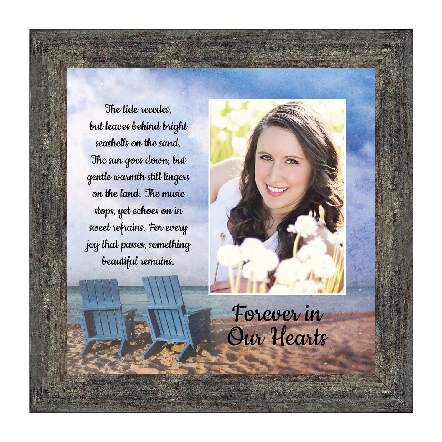 Framed Home Décor in Memory of Loved One 6433BW Memorial Gifts for Your Condolence Gift Baskets and Sympathy Cards Bereavement Gifts Those We Love Sympathy Gift Picture Frames 
