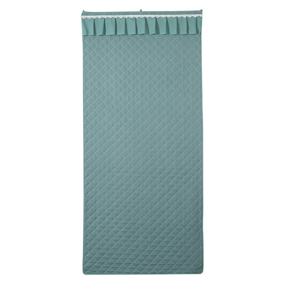 JVBTVB Insulated Door Curtain 31.5" x 78.7" - Thermal Windproof Cover for Winter Warmth, Blocks Cold Air, Energy Saving, Easy Install with Hooks & Handles