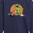 thumbnail image 3 of Instant Message - Trex Motorcycle - Toddler & Youth Long Sleeve Graphic T-Shirt, 3 of 6