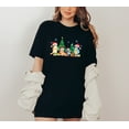 thumbnail image 2 of Moonlight Apparel Cartoon Dog Family Christmas T-Shirt Festive Holiday Tree Santa Hat Tee Cute Matching Family Xmas Shirt for Kids Adults Funny Holiday Graphic Tee, 2 of 6