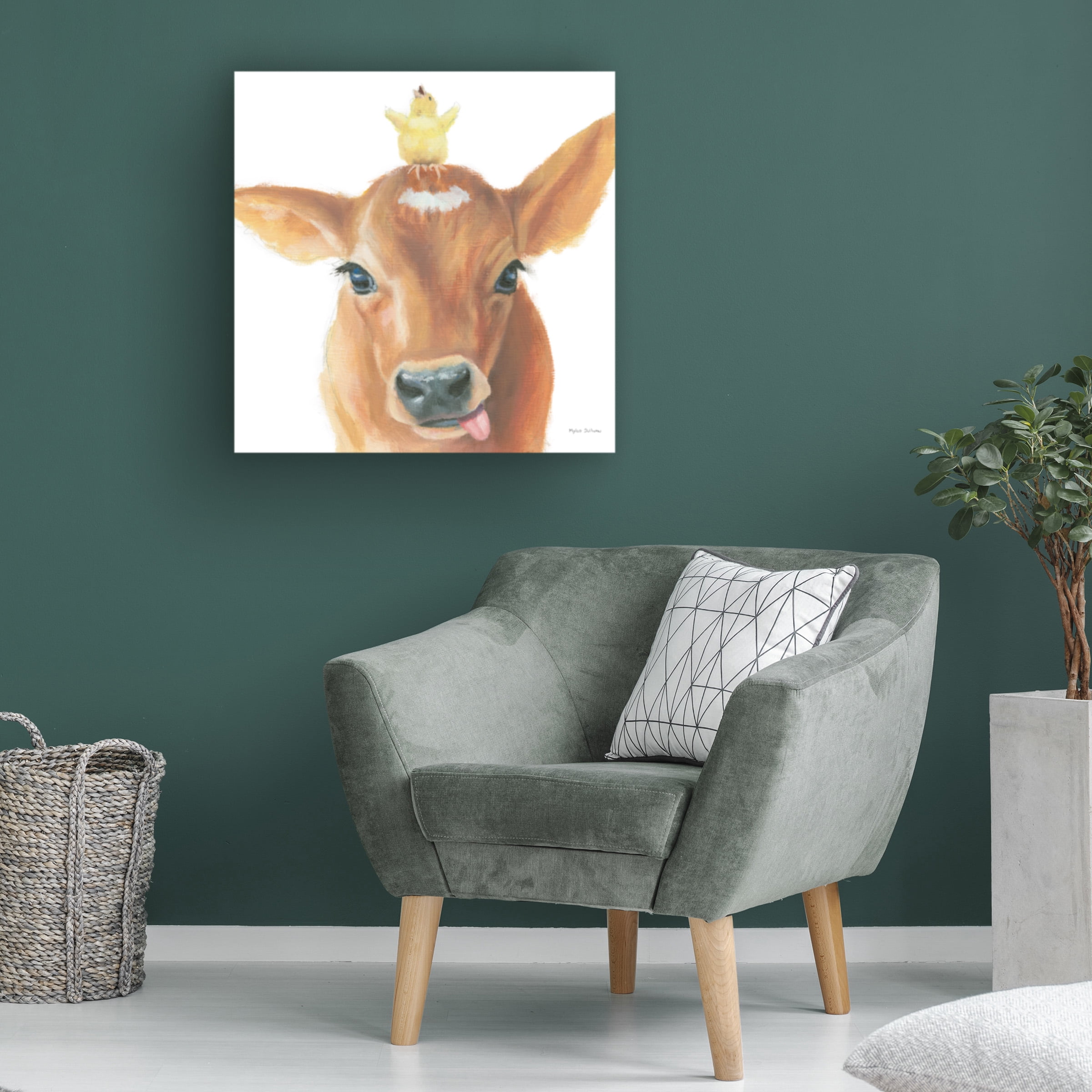 Myles Sullivan 'Farm Friends III' Canvas Art