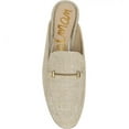 thumbnail image 5 of Sam Edelman Laurna Natural Slip On Almond Toe Golden Accent Fashion Loafers (Natural, 11), 5 of 8