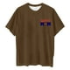 thumbnail image 3 of Camiseta de Cuello Redondo Impresa Delantera Y Trasera de Béisbol de las Mujeres de Verano, Camisetas Cortas Casuales Ligeras para las Mujeres, 3 of 5