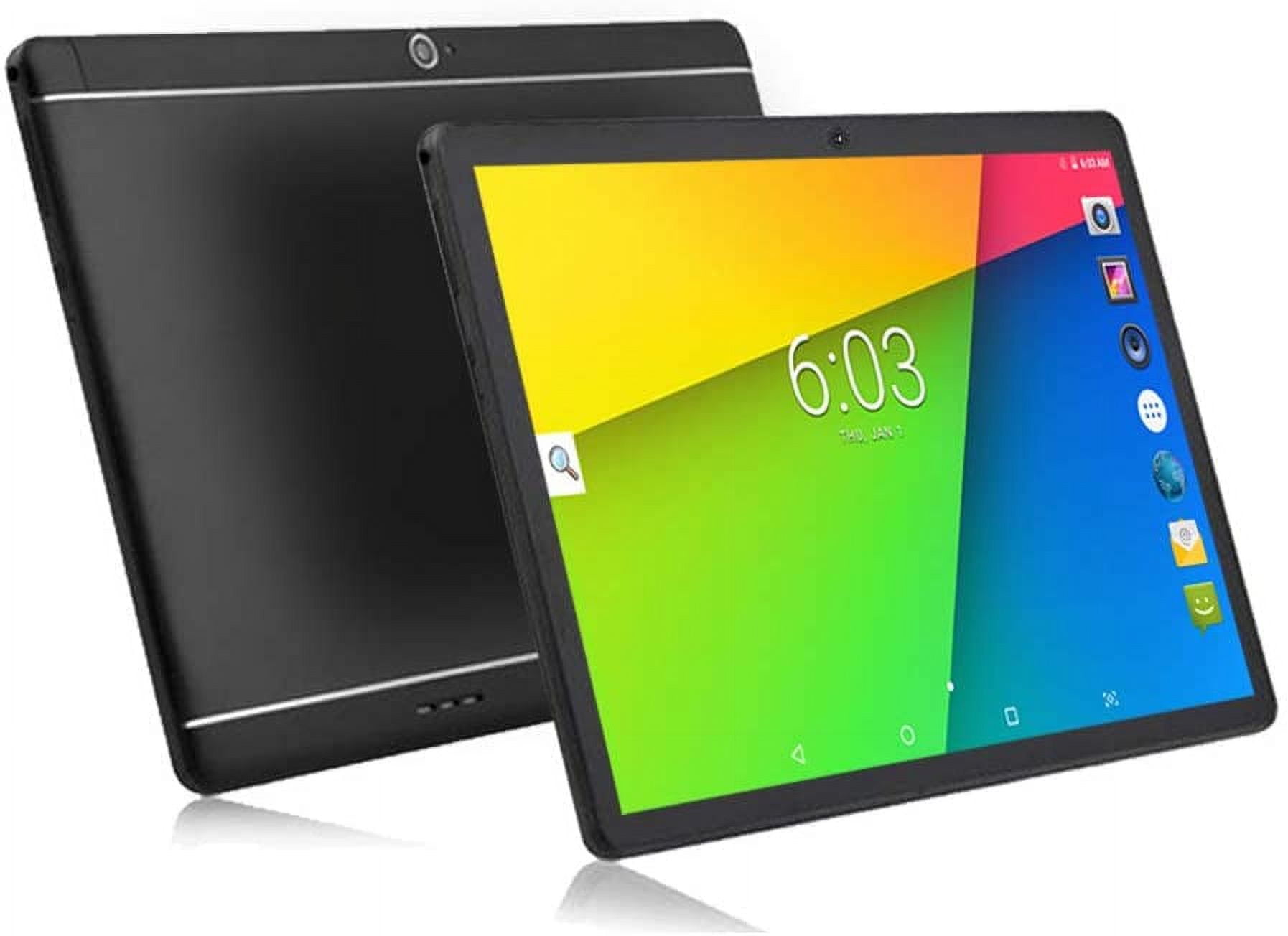 Foren-Tek 10 inch Android Tablet 4GB RAM 64GB ROM Octa Core with Dual Sim Card Slots - 3G Unlocked GSM Phone Tablets with WiFi Bluetooth GPS