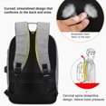 thumbnail image 5 of 15.6-inch Protective Laptop Backpack for Business Office, Travel Commuter Backpack with USB Charging Port for Up to 15.6” Laptop MacBook, Water-resistant Computer Bag for Men Women, 5 of 9