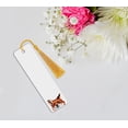 thumbnail image 5 of WIRESTER Set 2pcs Rectangle Metal Bookmarks With Light Gold Tassels for Book Lovers, Page Markers for Students Teachers Reading - Red Fox & Red Panda, 5 of 6