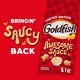 thumbnail image 5 of Goldfish Limited Edition Awesome Sauce Flavored Crackers - 6.1oz pack of 1, 5 of 5