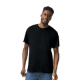 thumbnail image 3 of Gildan Short Sleeve T-Shirt, 6 Pack - Black, Sizes S-3XL, Men's Crew Neck 100 cotton Tee, 3 of 5