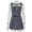 black, variant on Women's Stripes Print Halter Lace-Up Chest Wrapped Sleeveless Short Tops & Waistband Mini Skirt, 2 Piece Set