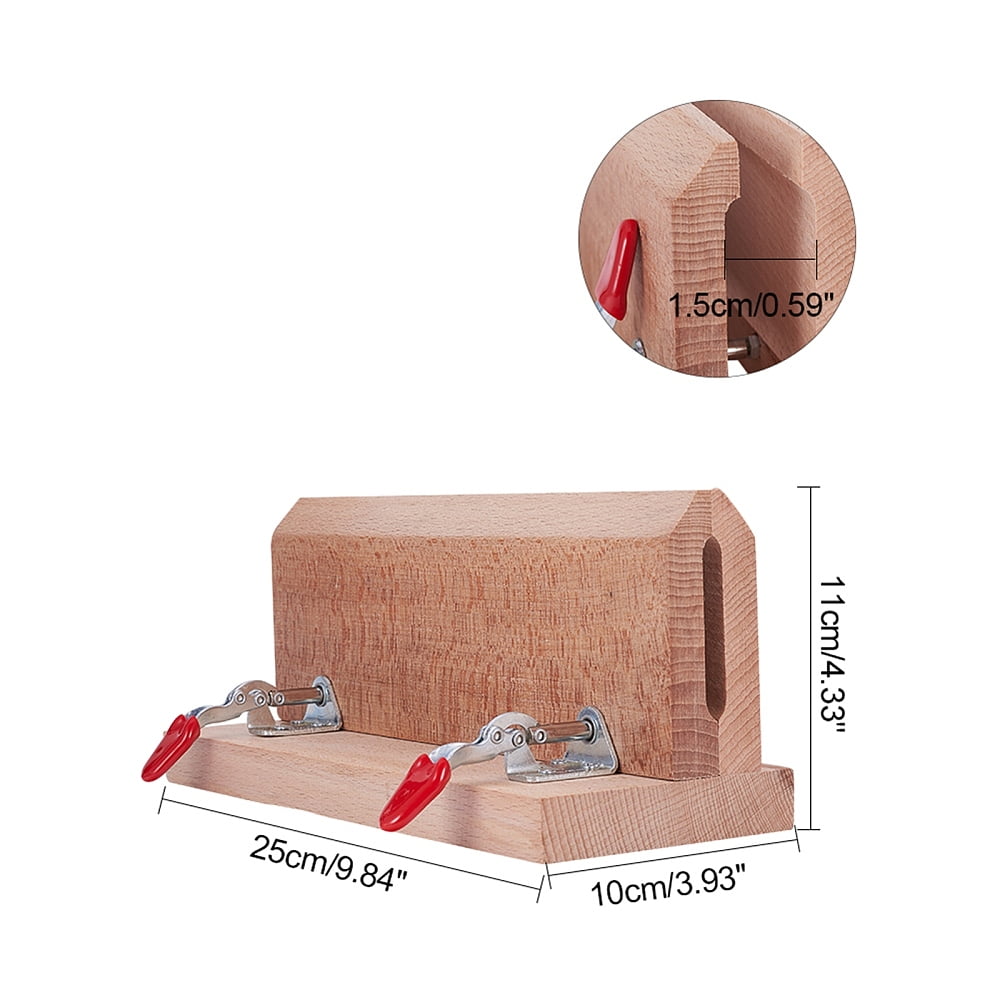 Leather Sewing Tools Leather Craft Retaining Clip DIY Hand Tool set Table Desktop Stitching Lacing Pony Horse Clamp Tools Saddle Brown 25x10x11cm
