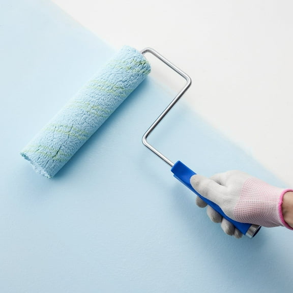 19 Piece Paint Roller Kit with 4" & 9" Roller Frames, 4 Sleeves, Tray & Pole (Heavy Duty Wall Painting Set)