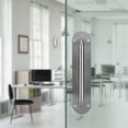thumbnail image 3 of YUMILI Door Pull - Stainless Steel Pull and Push Plate Door Access Door Pull Plate Handle with Screws, Easy Installation, Oval/Square(Oval), 3 of 8