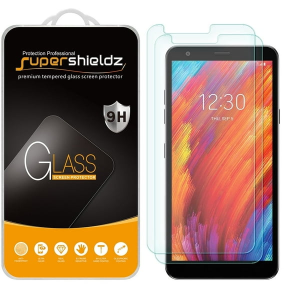 [2-Pack] Supershieldz for LG Aristo 4 Plus Tempered Glass Screen Protector, Anti-Scratch, Anti-Fingerprint, Bubble Free