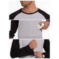 thumbnail image 3 of Taigaofy Men's Lightweight Sweatshirts with Kangaroo Pocket Relaxed Fit Crew Neck Pullover Shirt Light Gray L, 3 of 6